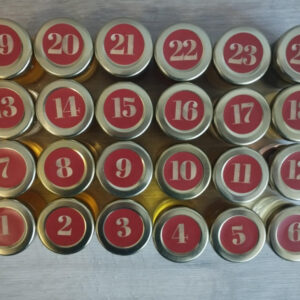 Adventi kalendárium (piros számok)